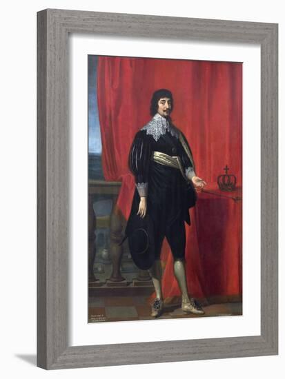 Frederick V (1596-1632), Elector Palatine of the Rhine and King of Bohemia, by Honthorst, Gerrit, V-Gerrit van Honthorst-Framed Giclee Print