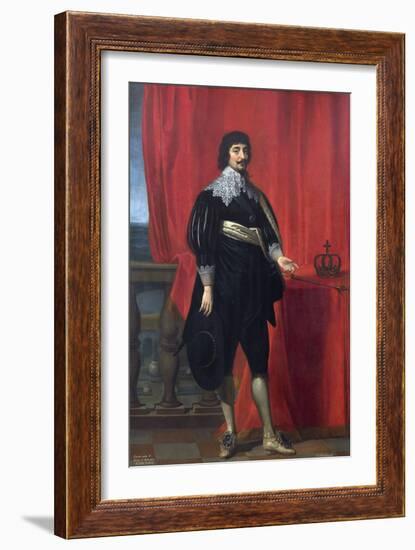 Frederick V (1596-1632), Elector Palatine of the Rhine and King of Bohemia, by Honthorst, Gerrit, V-Gerrit van Honthorst-Framed Giclee Print