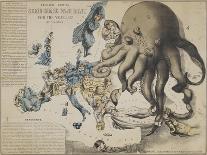 Angling in Troubled Waters, A Serio Comic Map of Europe, 1890-Frederick W Rose-Framed Giclee Print
