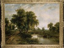 Landscape with Cottages-Frederick Waters Watts-Framed Giclee Print