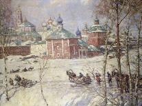 The Kremlin, Moscow, Russia, in Winter-Frederick William Jackson-Giclee Print