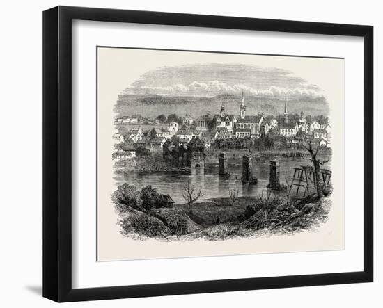 Fredericksburg, Virginia, USA, 1870s-null-Framed Giclee Print