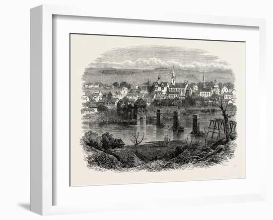 Fredericksburg, Virginia, USA, 1870s-null-Framed Giclee Print