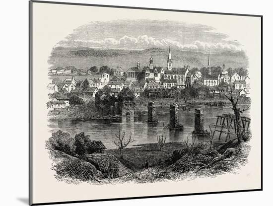 Fredericksburg, Virginia, USA, 1870s-null-Mounted Giclee Print
