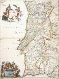 Map Showing Portugal, C.1680-Frederik de Wit-Giclee Print