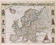Nova Europae Descriptio, 1680-Frederik De Wit-Premium Giclee Print