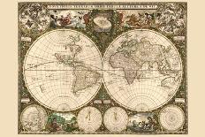 World Map-Frederik de Wit-Framed Art Print