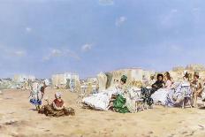 A Sociable Afternoon on the Beach-Frederik Hendrik Kaemmerer-Giclee Print