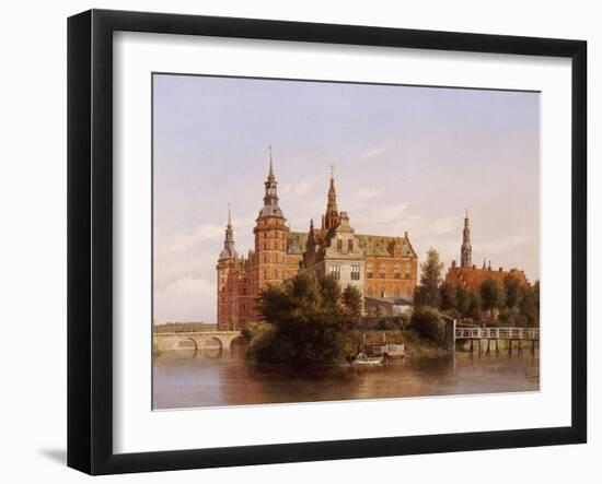 Frederiksborg Castle, Denmark, 1848-Ferdinand Richardt-Framed Giclee Print