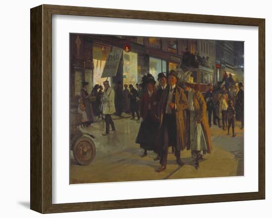 Frederiksborggade, Copenhagen, 1912-Erik Henningsen-Framed Giclee Print