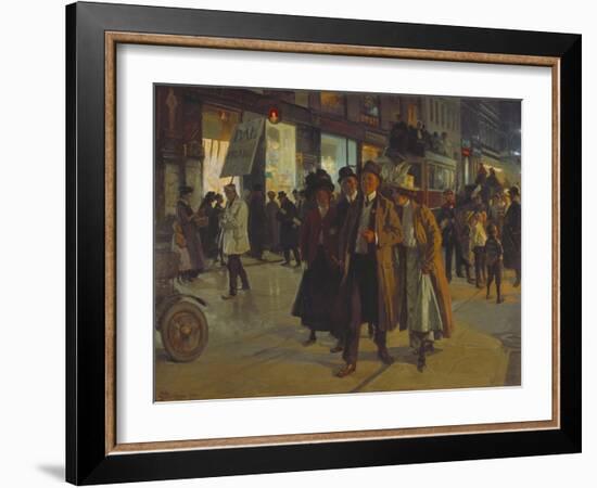 Frederiksborggade, Copenhagen, 1912-Erik Henningsen-Framed Giclee Print