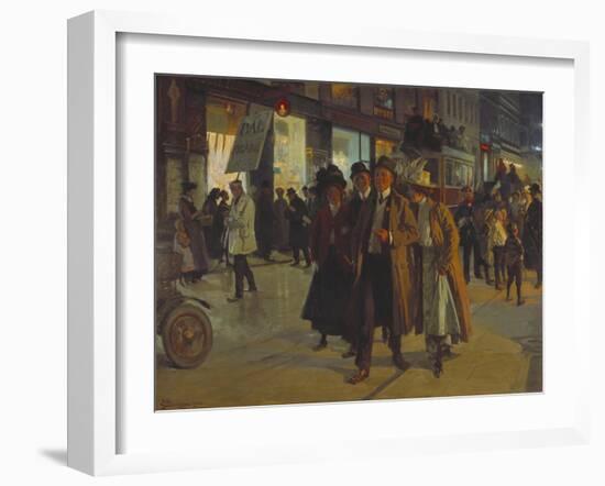 Frederiksborggade, Copenhagen, 1912-Erik Henningsen-Framed Giclee Print