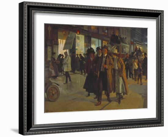 Frederiksborggade, Copenhagen, 1912-Erik Henningsen-Framed Giclee Print