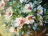 Oil Painting Flowers-fredleonero-Art Print