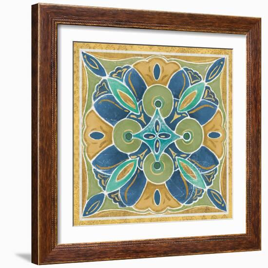 Free Bird Mexican Tiles I-Daphne Brissonnet-Framed Art Print