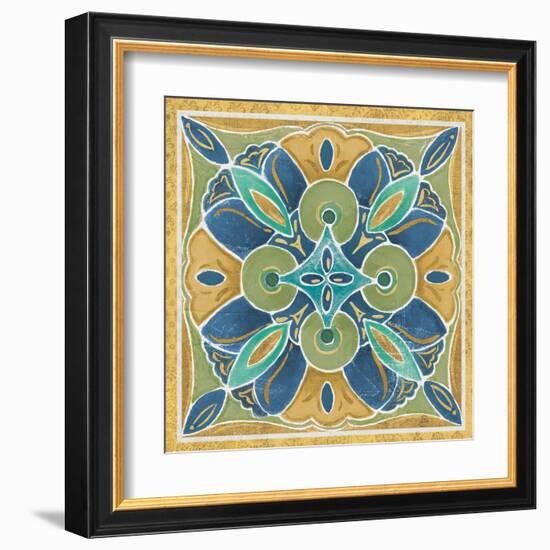 Free Bird Mexican Tiles I-Daphne Brissonnet-Framed Art Print