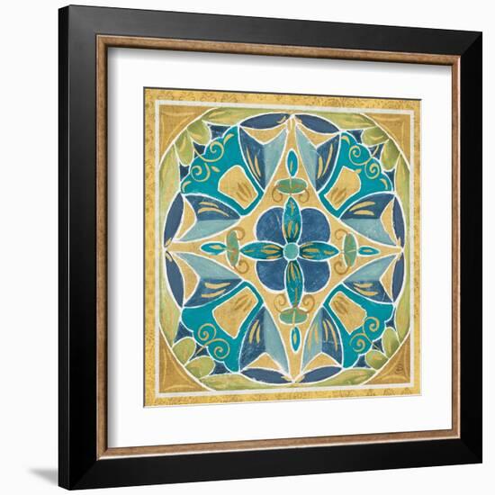 Free Bird Mexican Tiles III-Daphne Brissonnet-Framed Art Print