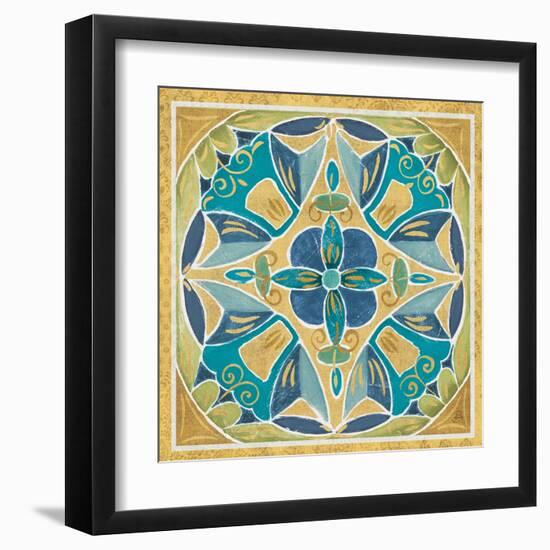 Free Bird Mexican Tiles III-Daphne Brissonnet-Framed Art Print