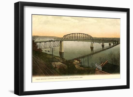 Free Bridge, Little Rock, Arkansas-null-Framed Art Print