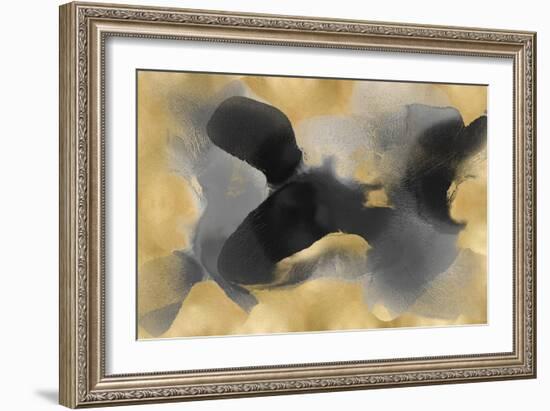 Free Form on Gold-Hannah Carlson-Framed Art Print