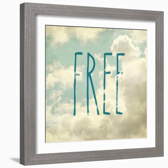 Free in the Clouds-Sarah Gardner-Framed Art Print