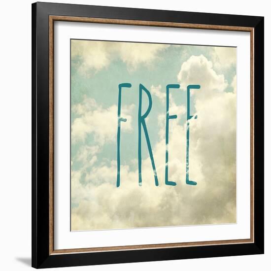 Free in the Clouds-Sarah Gardner-Framed Art Print