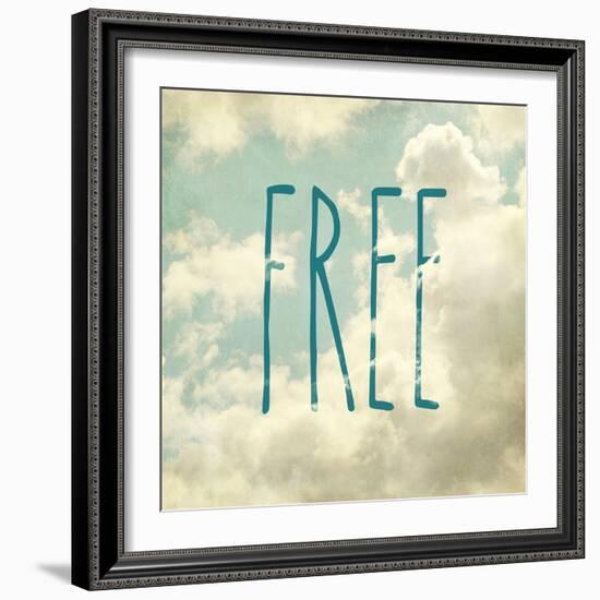 Free in the Clouds-Sarah Gardner-Framed Art Print