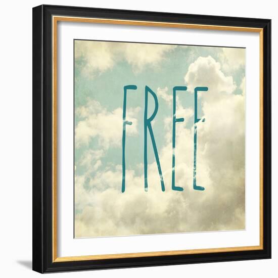 Free in the Clouds-Sarah Gardner-Framed Art Print