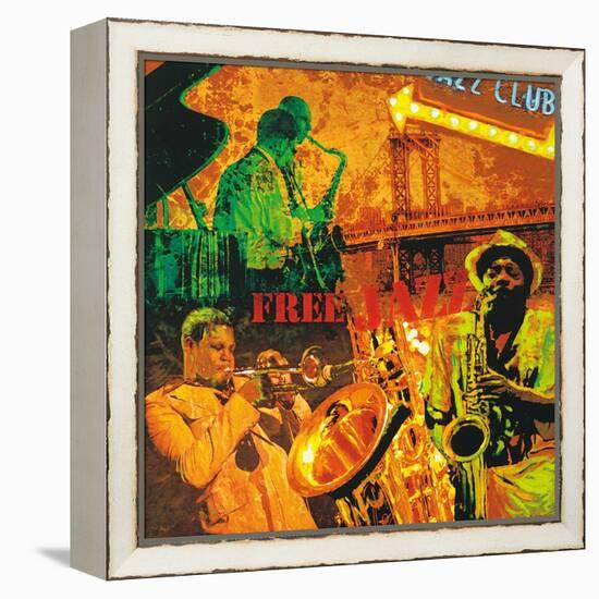 Free Jazz-Tyler Burke-Framed Stretched Canvas