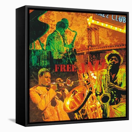 Free Jazz-Tyler Burke-Framed Stretched Canvas
