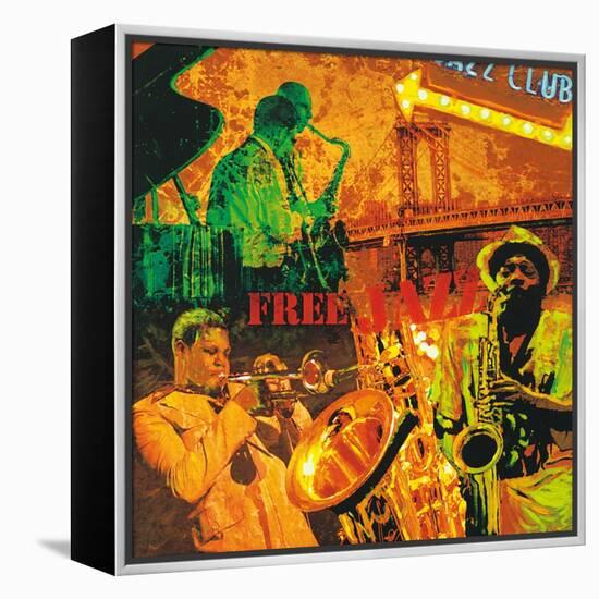 Free Jazz-Tyler Burke-Framed Stretched Canvas