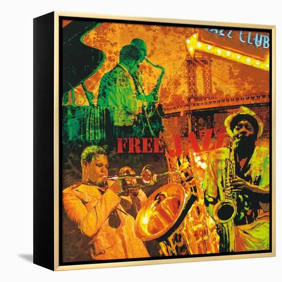 Free Jazz-Tyler Burke-Framed Stretched Canvas