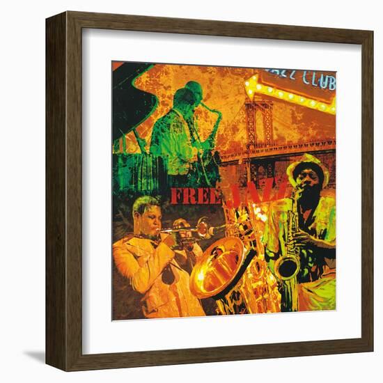 Free Jazz-Tyler Burke-Framed Art Print