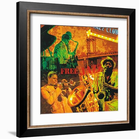 Free Jazz-Tyler Burke-Framed Art Print