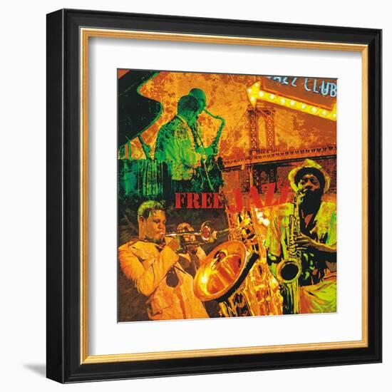 Free Jazz-Tyler Burke-Framed Art Print