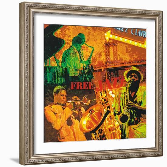 Free Jazz-Tyler Burke-Framed Art Print