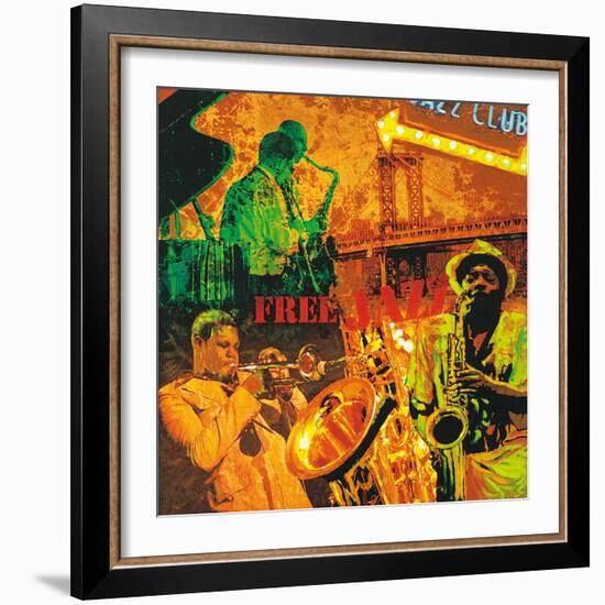 Free Jazz-Tyler Burke-Framed Art Print