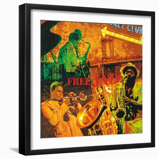 Free Jazz-Tyler Burke-Framed Art Print