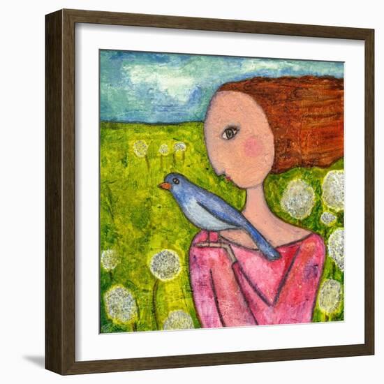 Free Like the Dandelions-Wyanne-Framed Giclee Print