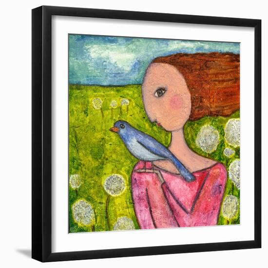 Free Like the Dandelions-Wyanne-Framed Giclee Print