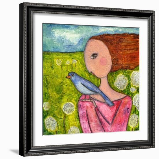 Free Like the Dandelions-Wyanne-Framed Giclee Print