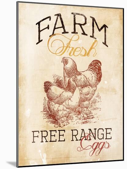 Free Range Eggs-Jace Grey-Mounted Art Print