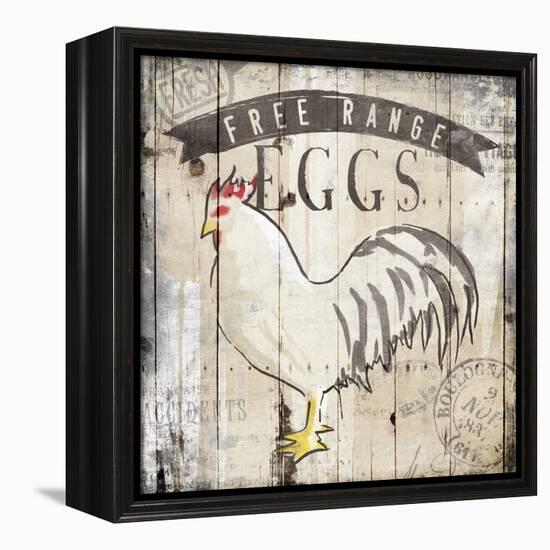 Free Range Eggs-OnRei-Framed Stretched Canvas