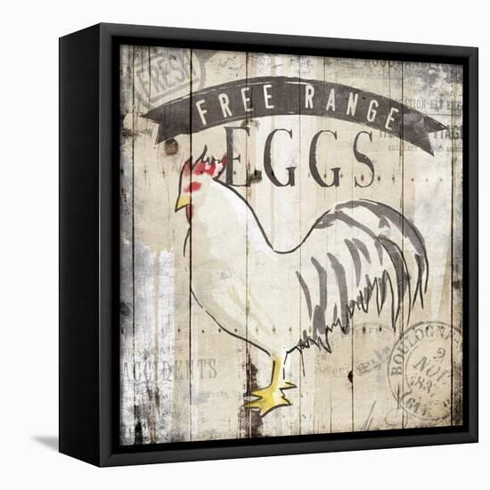 Free Range Eggs-OnRei-Framed Stretched Canvas