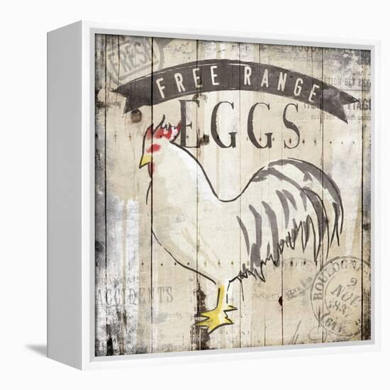 Free Range Eggs-OnRei-Framed Stretched Canvas