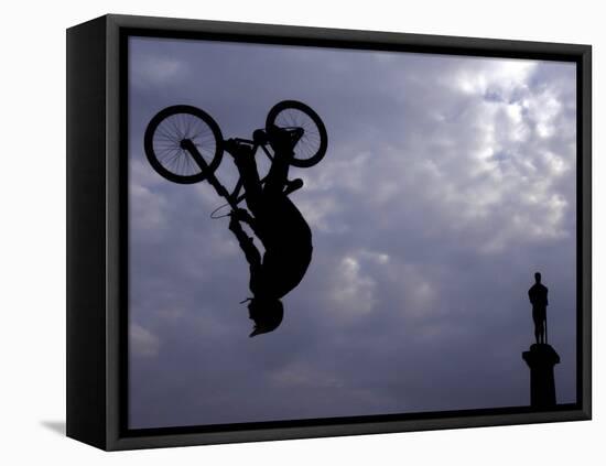 Free Ride BMX Practice-null-Framed Premier Image Canvas