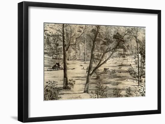 Free Selector's Hut, Australia, 1879-McFarlane and Erskine-Framed Giclee Print