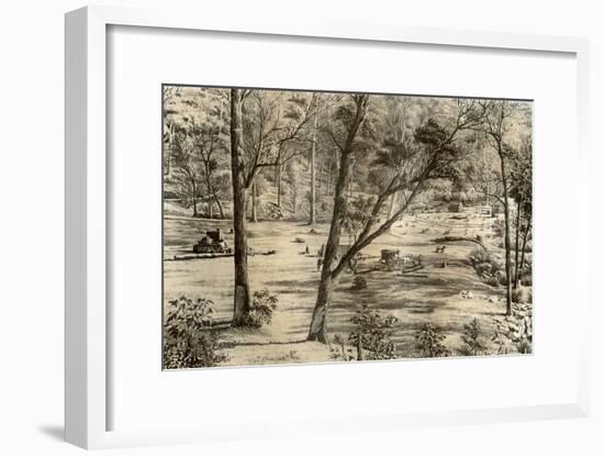 Free Selector's Hut, Australia, 1879-McFarlane and Erskine-Framed Giclee Print