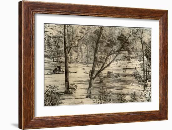 Free Selector's Hut, Australia, 1879-McFarlane and Erskine-Framed Giclee Print