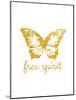 Free Spirit Butterfly-Miyo Amori-Mounted Premium Giclee Print